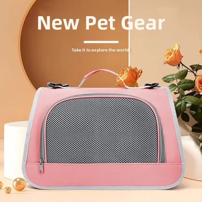 Sac de transport pour chat portable grande capacité respirant pour extérieur