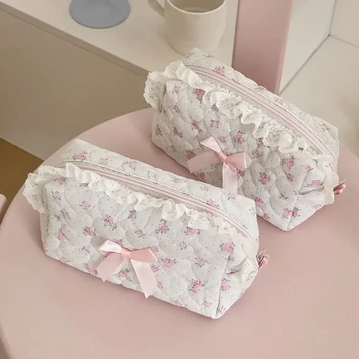 Petite trousse de maquillage et de rangement de voyage pour femmes et filles