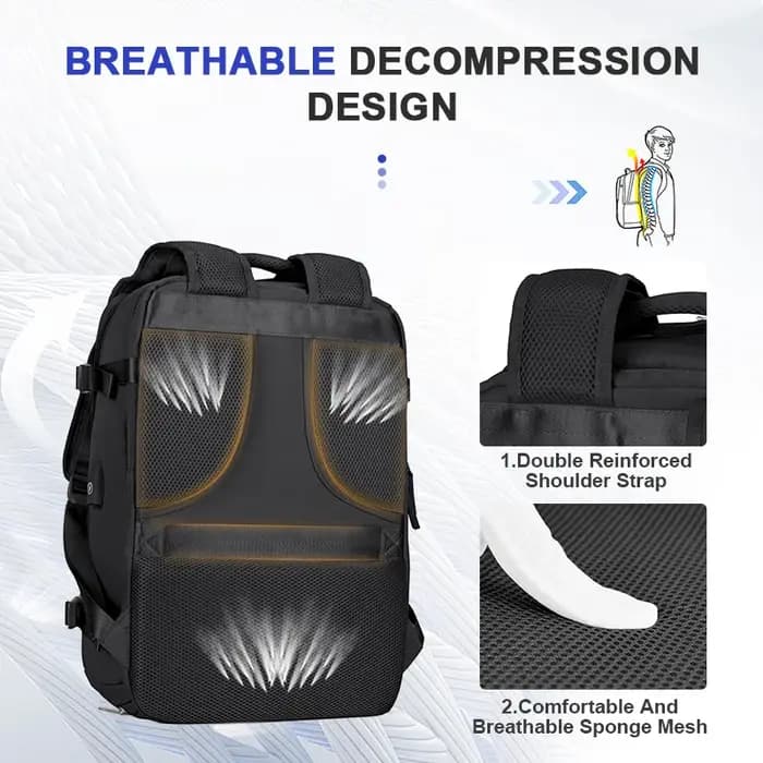 Grand sac à dos de voyage pour hommes