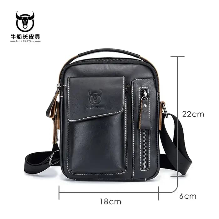Sac à Main à Bandoulière en Cuir de Vache group pour Homme