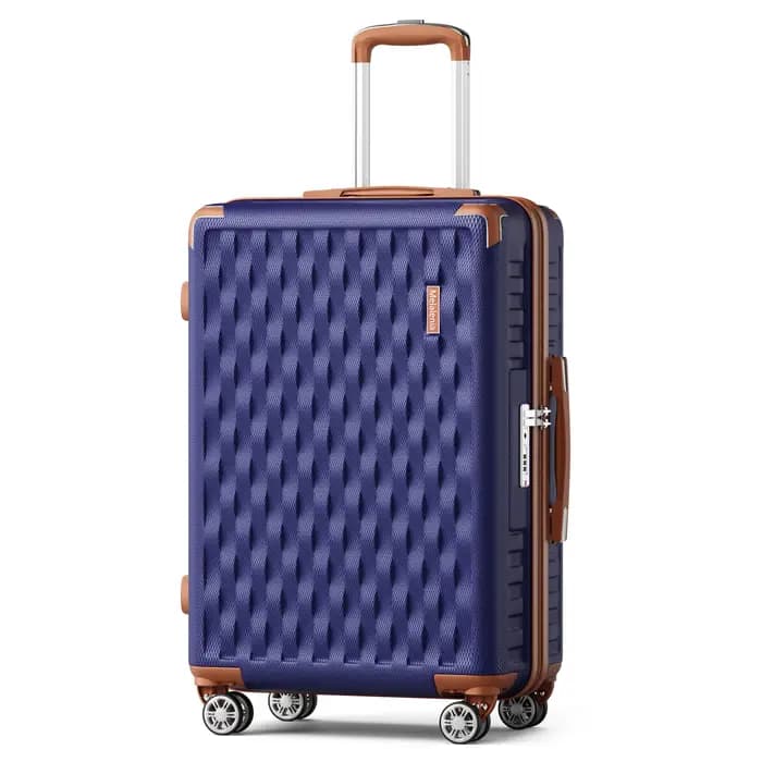 Bagage Melalenia, valise ABS à coque rigide avec serrure TSA avec roue rotative