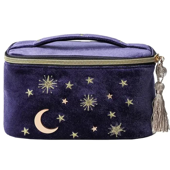 Sac à cosmétiques en velours de luxe