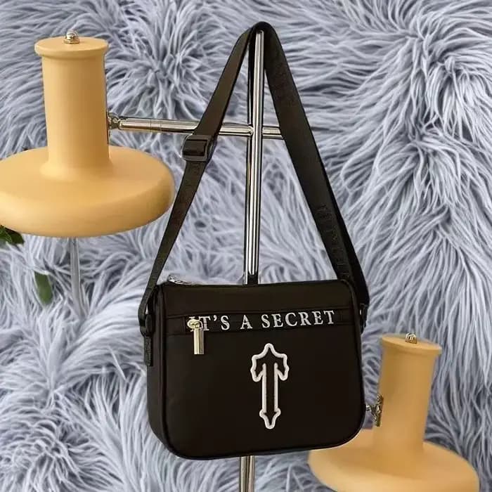 Sac bandoulière tendance européen et américain pour hommes et femmes