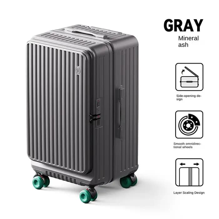 Valise à ouverture latérale et frontale
