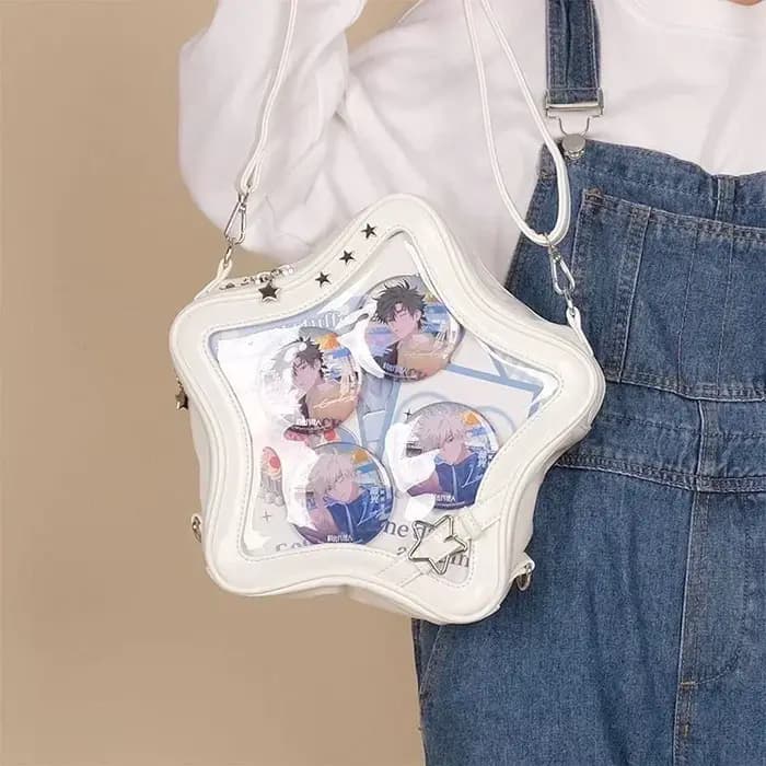 Nouveau Ita sac à dos 2026 populaire sac d'école Transparent pour les femmes doux Chic étoile sac à bandoulière affichage automne Bolsa Сумка