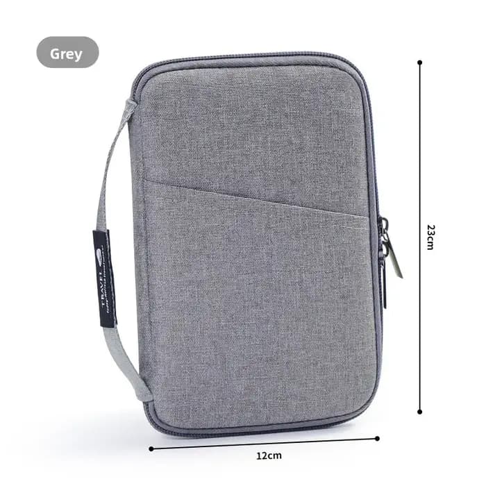 Accessoires de voyage Portefeuille de voyage en tissu OX Porte-billets Porte-passeport familial Housse de protection pour passeport Étui à documents zippé