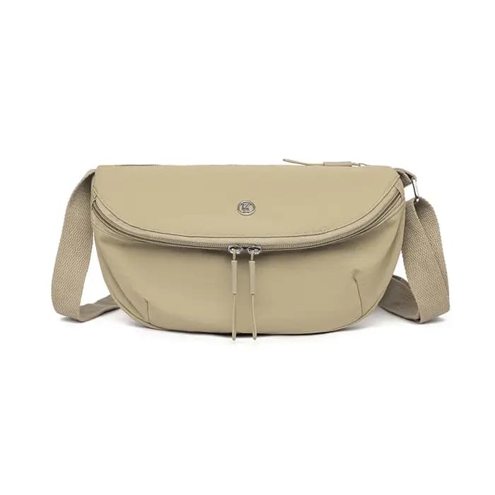 Sac bandoulière pour femme en nylon léger, grande capacité, multi-poches, style sportif, pour la gym