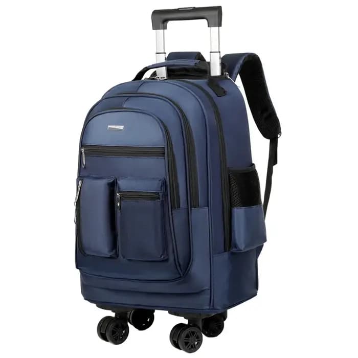Sac à dos de voyage d'affaires multifonctionnel avec roues pivotantes, sac à dos pour ordinateur por