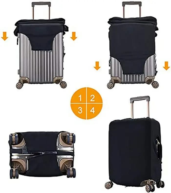 Juste de bagage personnalisée avec photo et texte