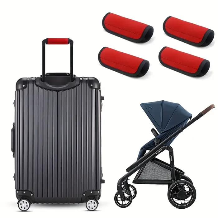 Housse de protection en néoprène pour poignée de bagage, housse de protection pour poignée de valise, housse de poignée pour chariot et housse de poignée pour poussette
