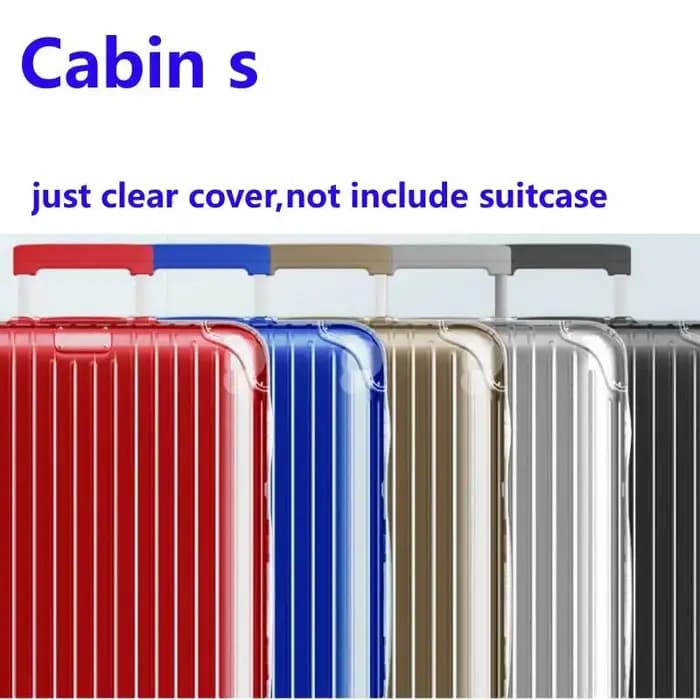 Housse transparente pour Rimowa Essential avec fermeture éclair, protection de valise de haute quali