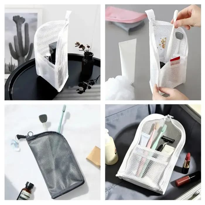 Sac à cosmétiques en maille EVA pour femmes