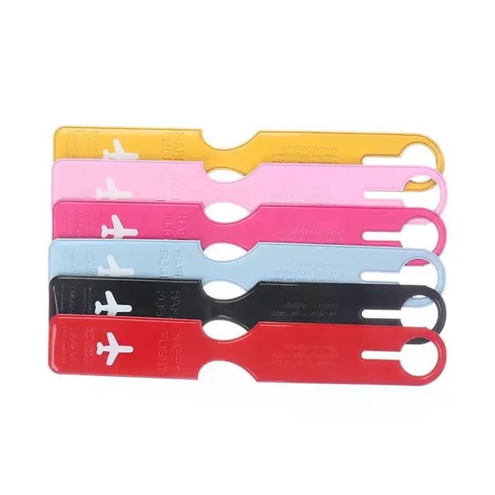 Étiquettes de bagage mignonnes en PVC pour valise