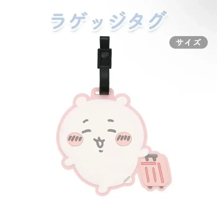 Étiquette de bagage Chiikawa en PVC, motif dessin animé, pour valise de voyage, ornement suspendu, m