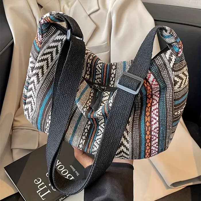 Sac à bandoulière de style tribal