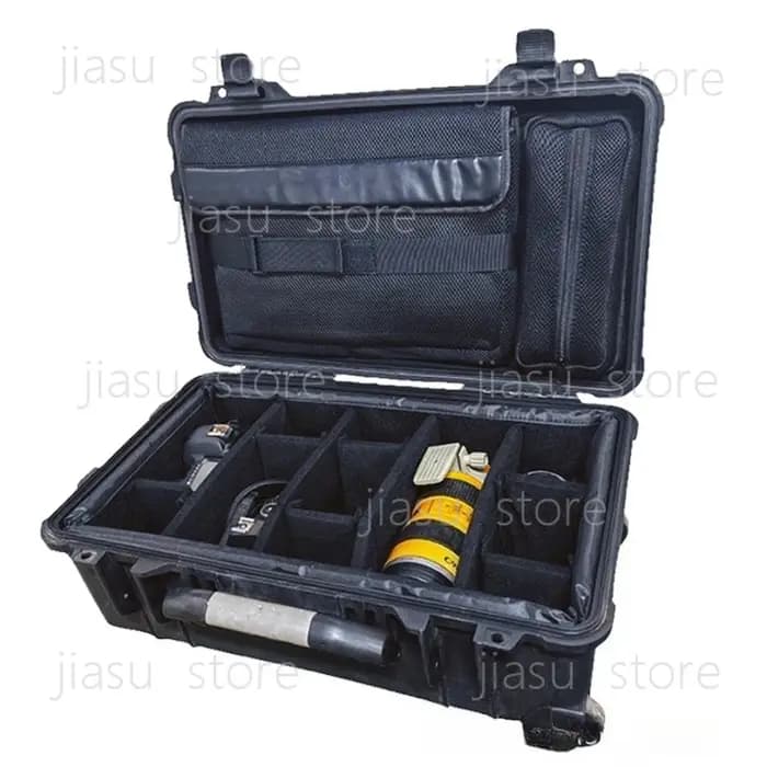 Sac de rangement intérieur Pelican 1535 Air Case organisateur portable en plastique avec compartiment coton EVA gris jaune vert clair