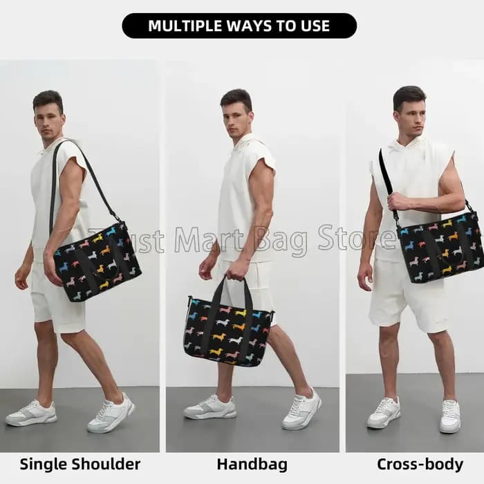 Sac de sport personnalisé durable unisexe