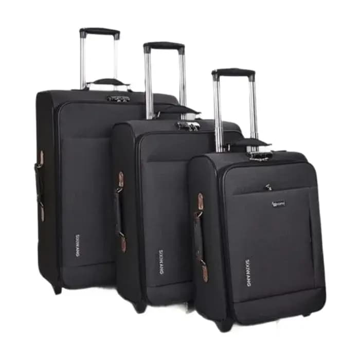 Valise à roulettes en tissu Oxford – Bagage de voyage pour hommes et femmes