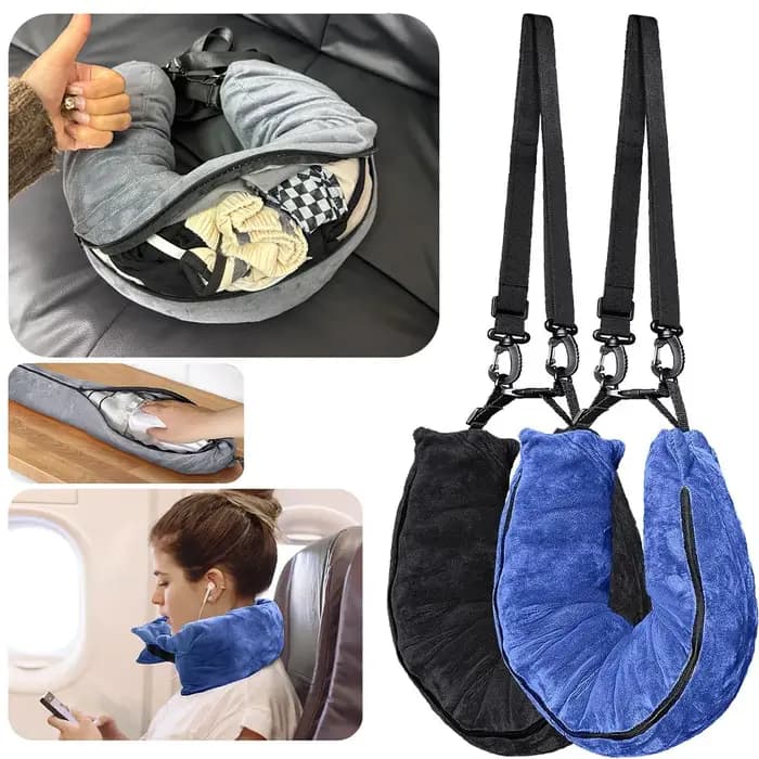 Sac de voyage multifonctionnel pour oreiller de cou