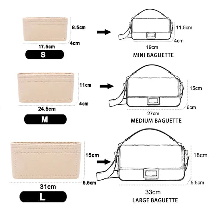 Organisateur de sac à main pour femme, sac à main multi-poches en tissu feutré, insert de sac à main, doublure de sac, 8 compartiments pour le rangement et les voyages
