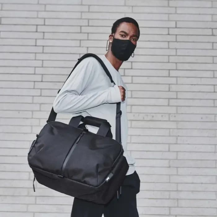 Sac de voyage week-end en nylon 35L grande capacité imperméable léger pour la gym et bagage cabine d