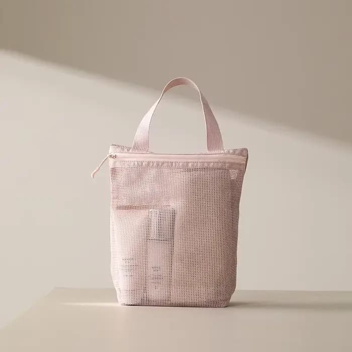 Trousse de toilette portable 23x26cm avec poignée pratique