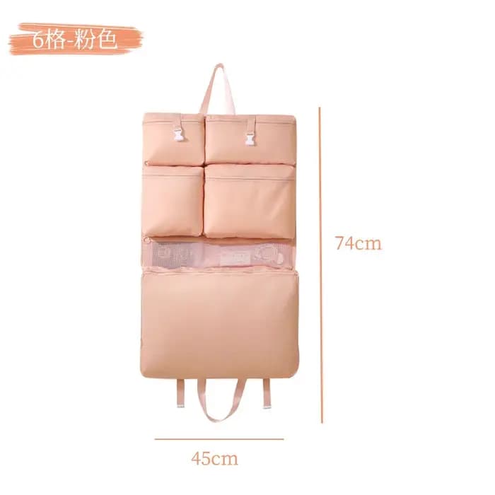 Sac de rangement de voyage portable 7 en 1, grand organisateur de vêtements avec compartiments sépar