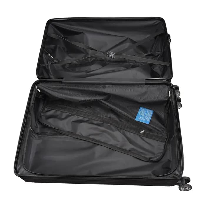 Ensemble de valises Anajqaqia 3 pièces, valise en ABS avec roulettes 360° ° Roues pivotantes et po