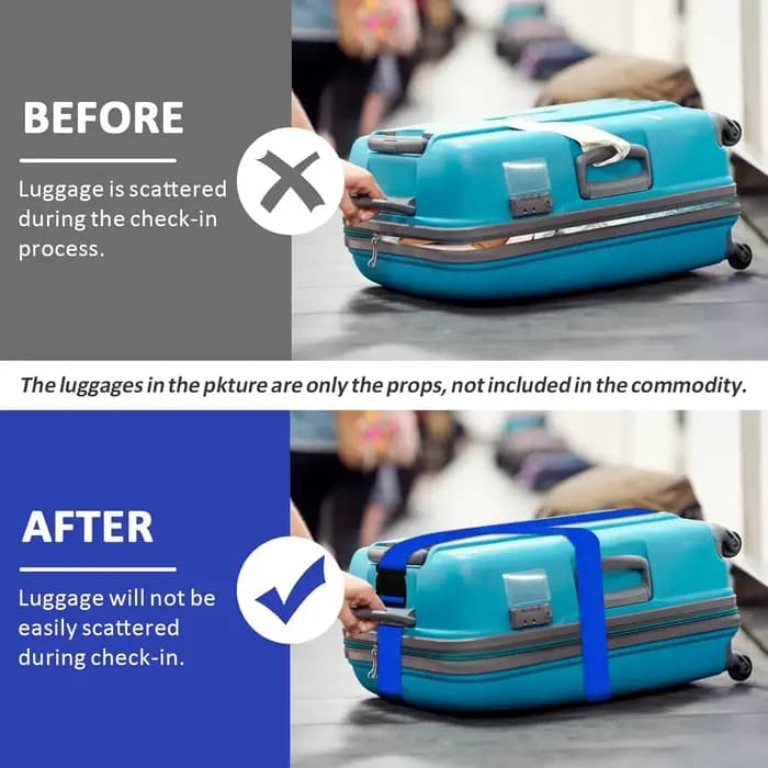 Sangles de sécurité réglables pour bagages