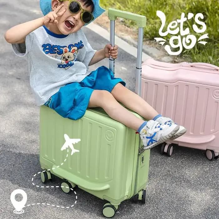 Valise à roulettes pour enfants de 20 pouces avec serrure à code