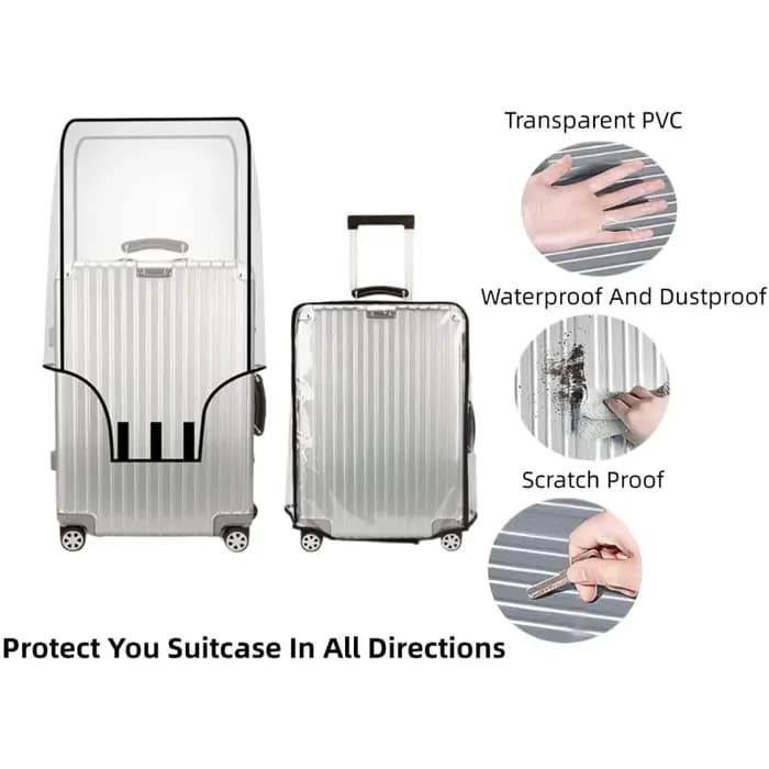 Nouveau Housse de protection transparente pour bagages de 20 à 30 pouces