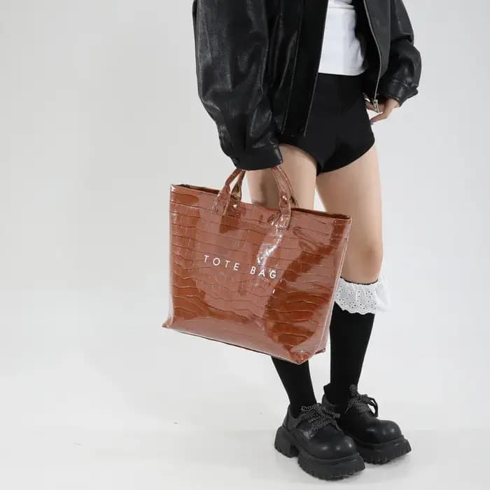 Sac fourre-tout Texture Crocodile