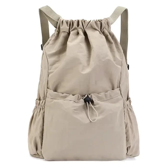 Sac à dos d'extérieur imperméable grande capacité avec cordon de serrage