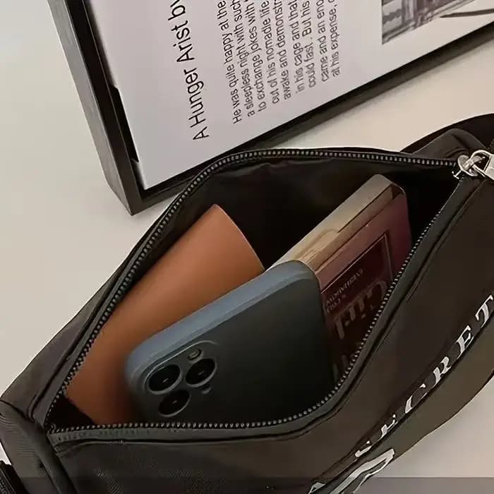 Sac bandoulière tendance européen et américain pour hommes et femmes