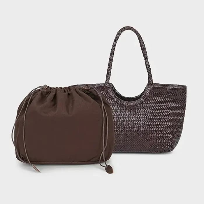 Sac fourre-tout tissé à la main de marque