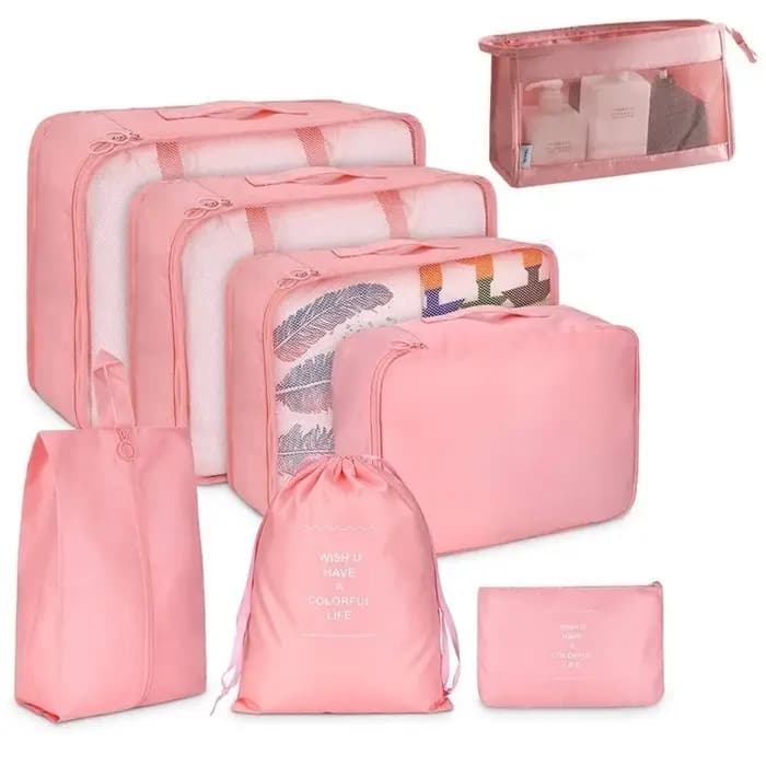 8 pièces/ensemble sacs de rangement pour voyage organisateur sacs accessoires bagages valise organis