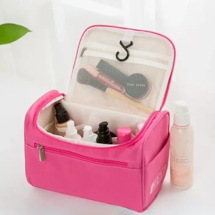 Grand sac à cosmétiques étanche pour hommes et femmes