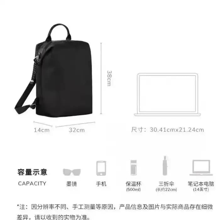 Sac à dos de voyage en nylon imperméable de grande capacité