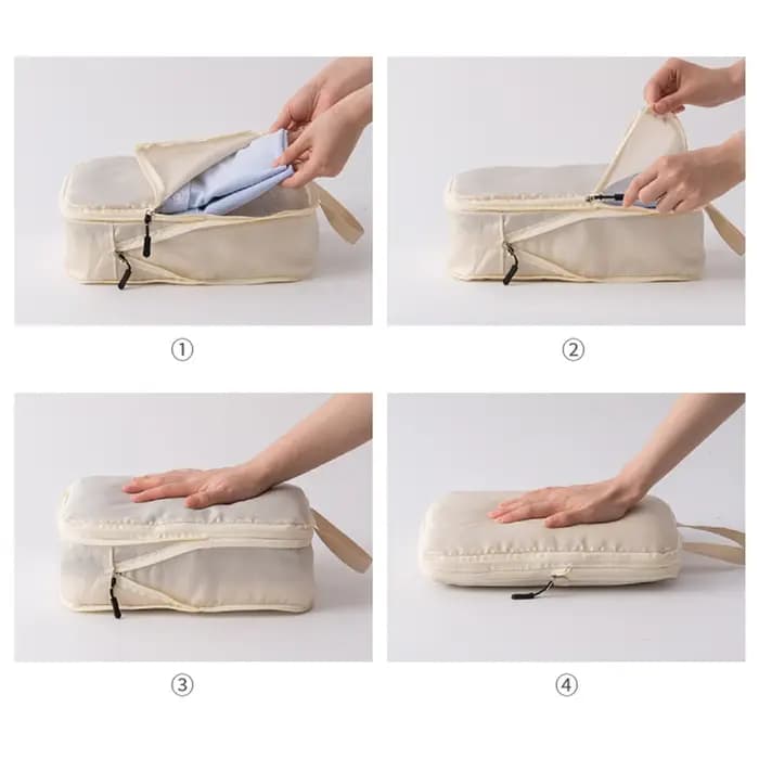Pochette de voyage compressible