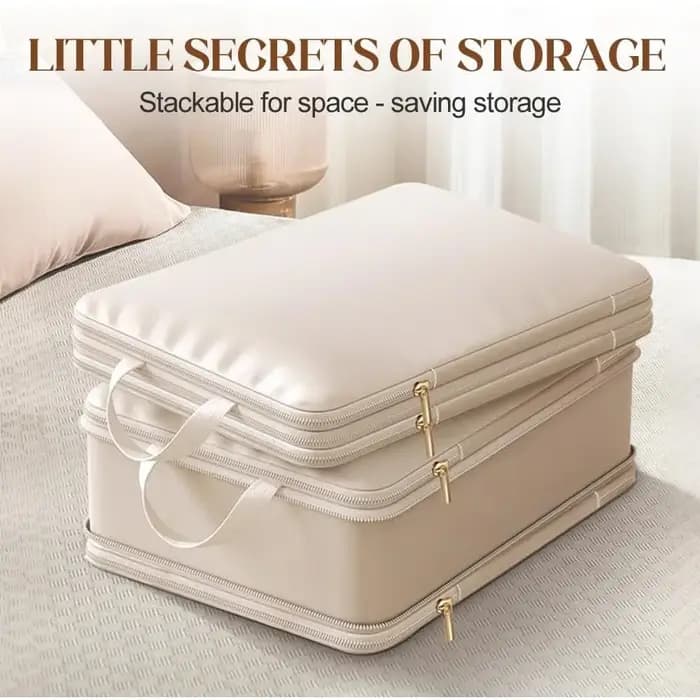 Organisateur auto-compressible ultra-compact