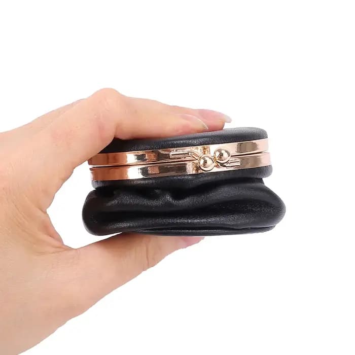 Mini sac à cosmétiques en cuir pour femmes