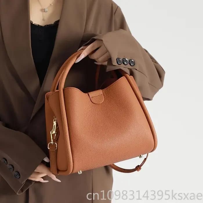 Sac Seau en Cuir Véritable