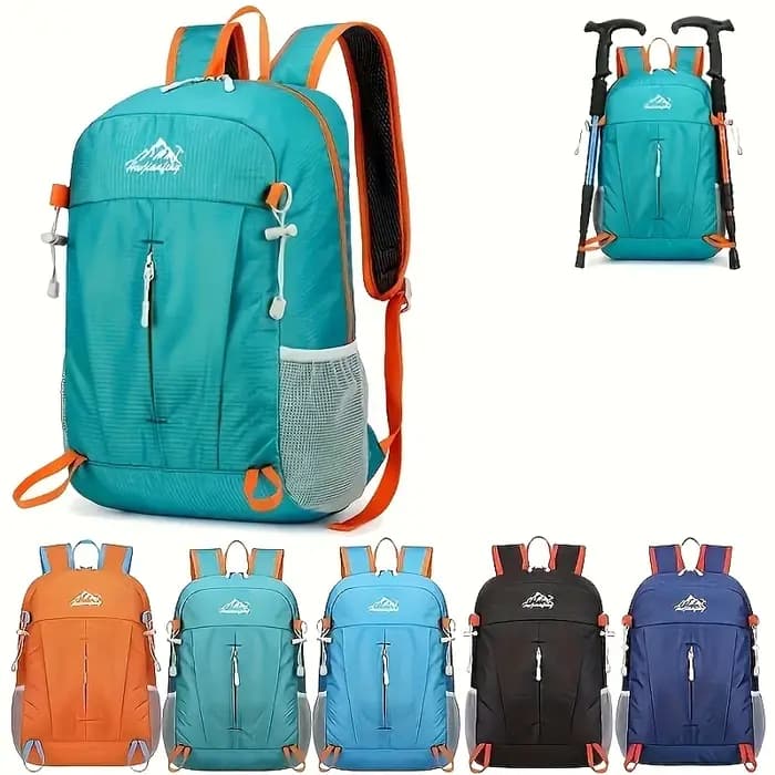 Sac de voyage d'extérieur grande capacité, pliable, imperméable, léger, portable, réglable, pour la randonnée et l'alpinisme