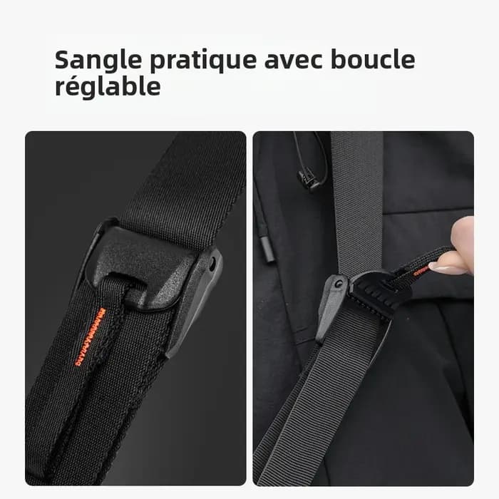Sac de poitrine à bandoulière 3L