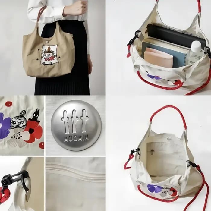 Nouveau sac bandoulière brodé de la série Moomins