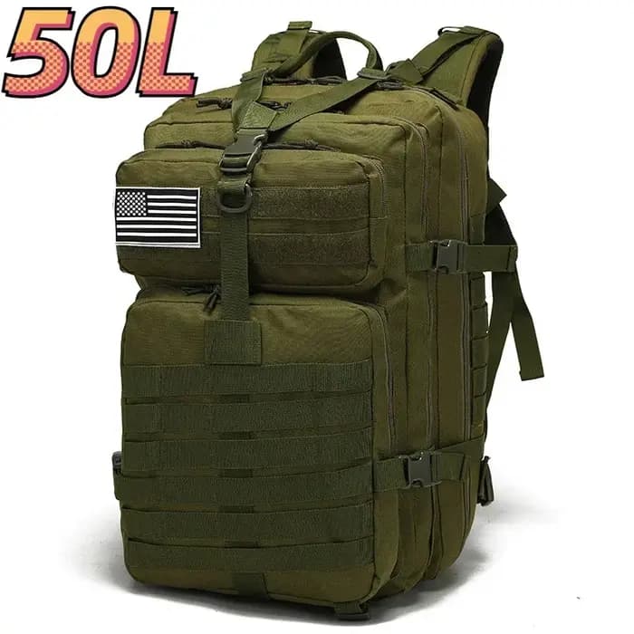 Sac à dos Tactique 30L/50L en Nylon 1000D Imperméable