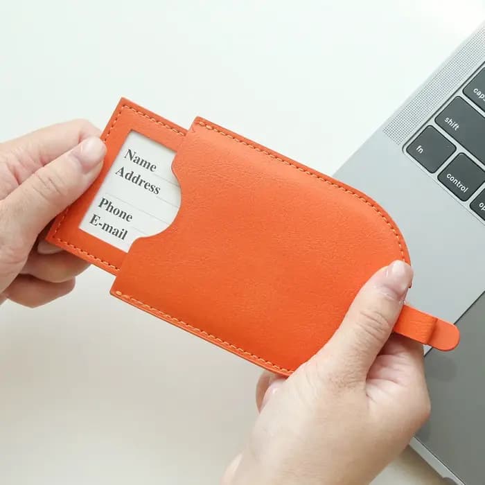 Étiquette de bagage personnalisée avec nom