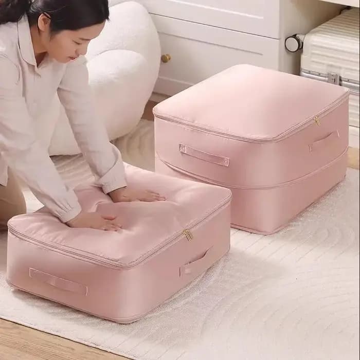 Sac de rangement auto-compresseur robuste – Organisateur portable pour vêtements