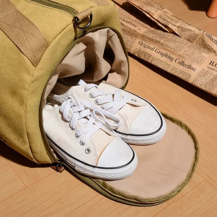 Sac de voyage en toile pour homme