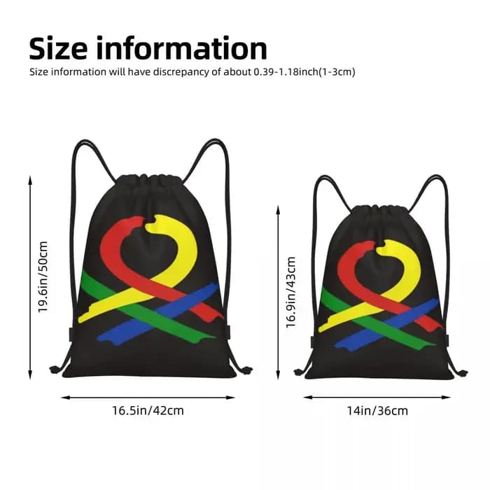 United Colors Of Benetton Sacs à dos portables avec cordon de serrage, sacs de sport, sacs à livres pour homme et femme, pour l'école